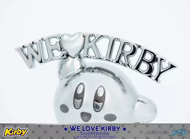 Reservar Figura Metálica Kirby We Love Kirby Edición Plata First 4 Figures Figuras