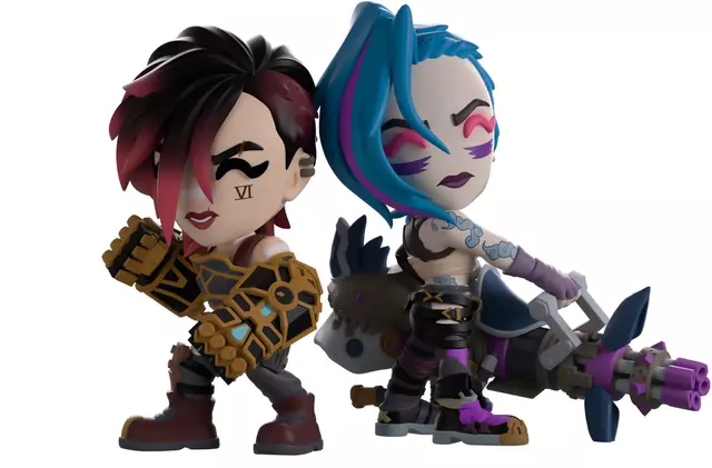 Reservar Pack 2 Figuras Vi y Jinx League of Legends: Arcane Youtooz Figuras Estándar