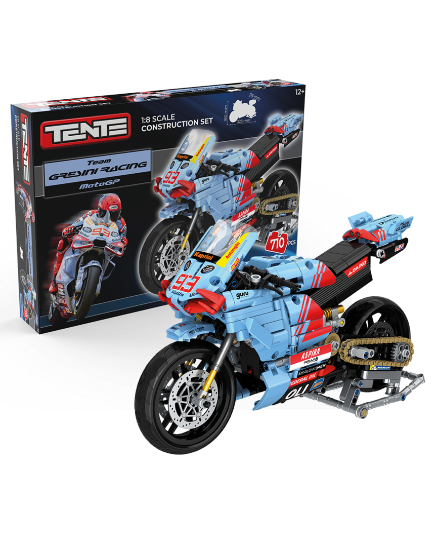Set de construcción tente motogp gresini legend - marc márquez