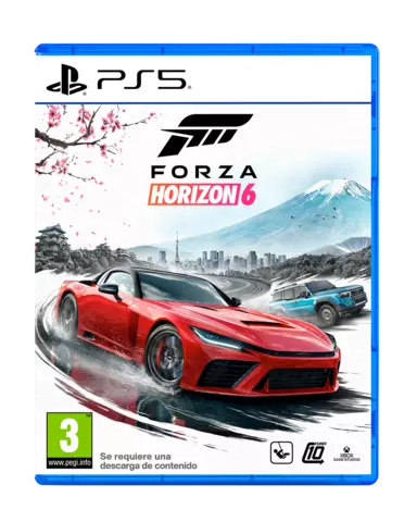 Carátula de Forza Horizon 6 Edición Estándar para PS5 (edición PAL España)