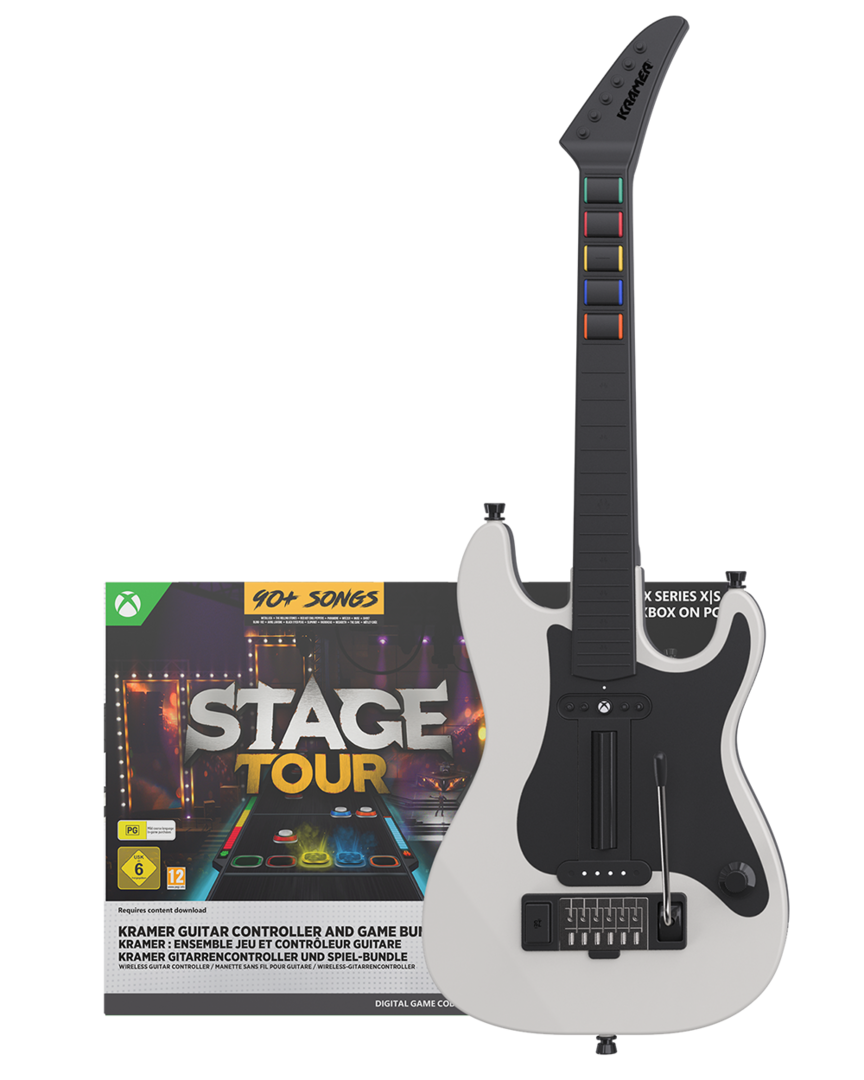 Stage tour game + kramer guitar controller bundle