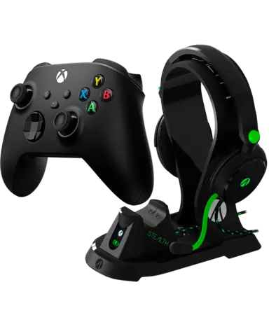 Comprar Mando Wireless Xbox Carbon Black + Ultimate Gaming Station Xbox Series Mando + Ultimate Gaming Station