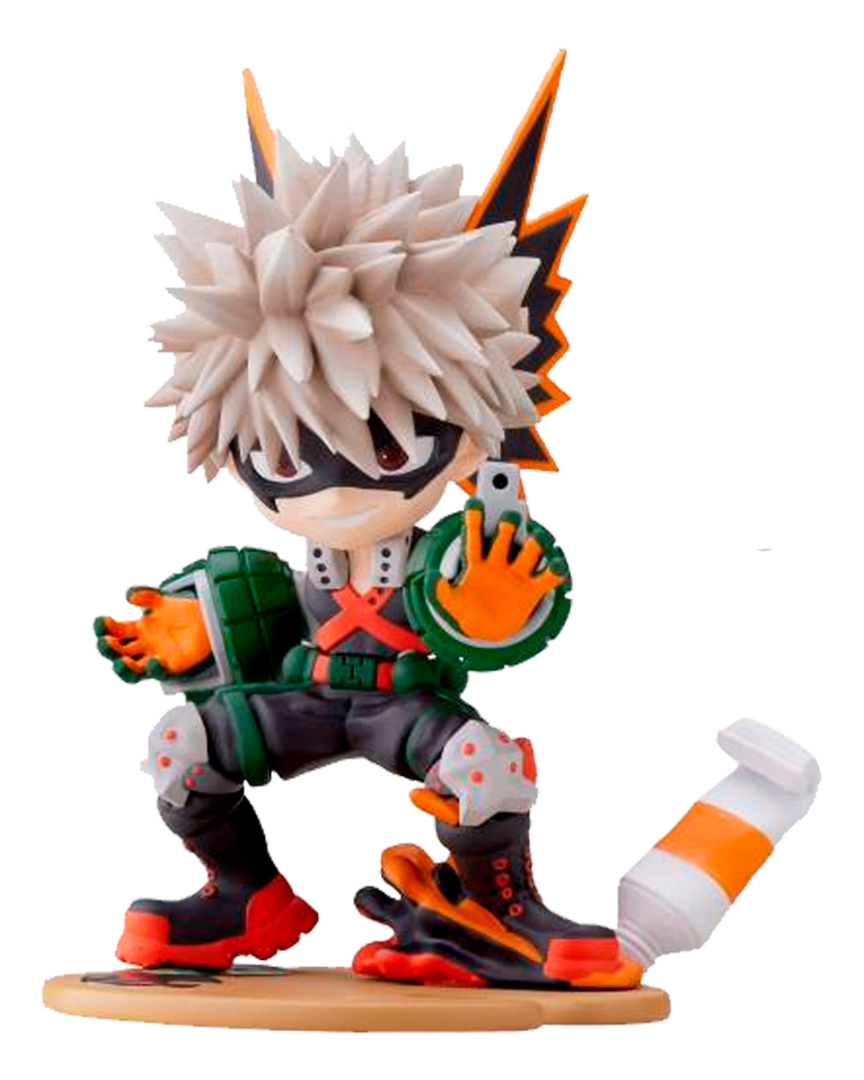 Figura Katsuki Bakugo. My Hero Academia Palverse Pale. Estatua de 11 cm fabricada en PVC.