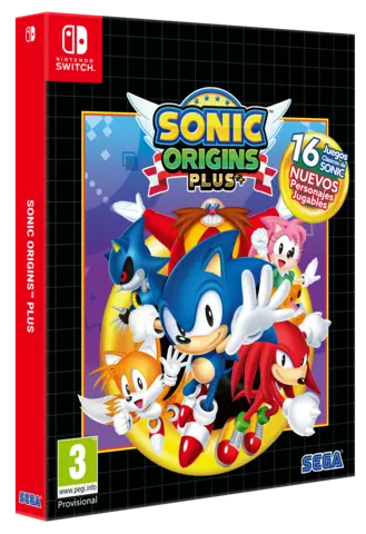 Reservar Sonic Origins Plus - Switch, Estándar