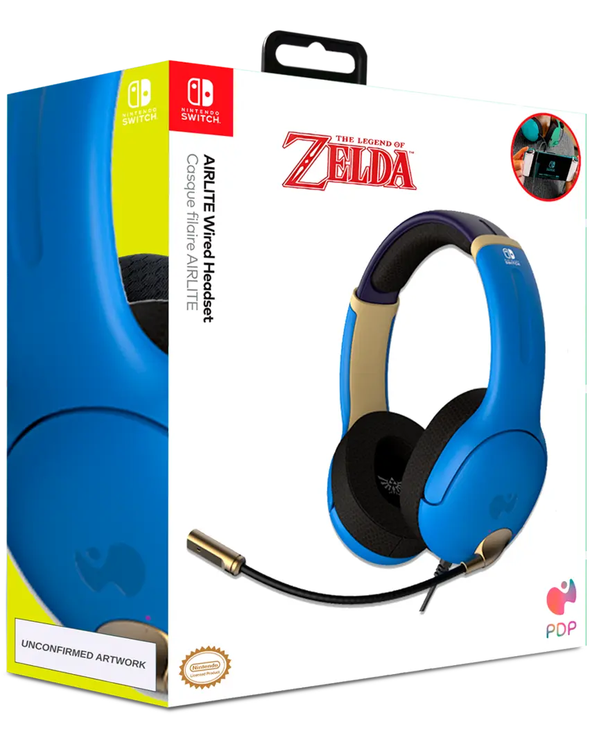 Casque Filaire Airlite Moonlight Black PDP Nintendo Switch