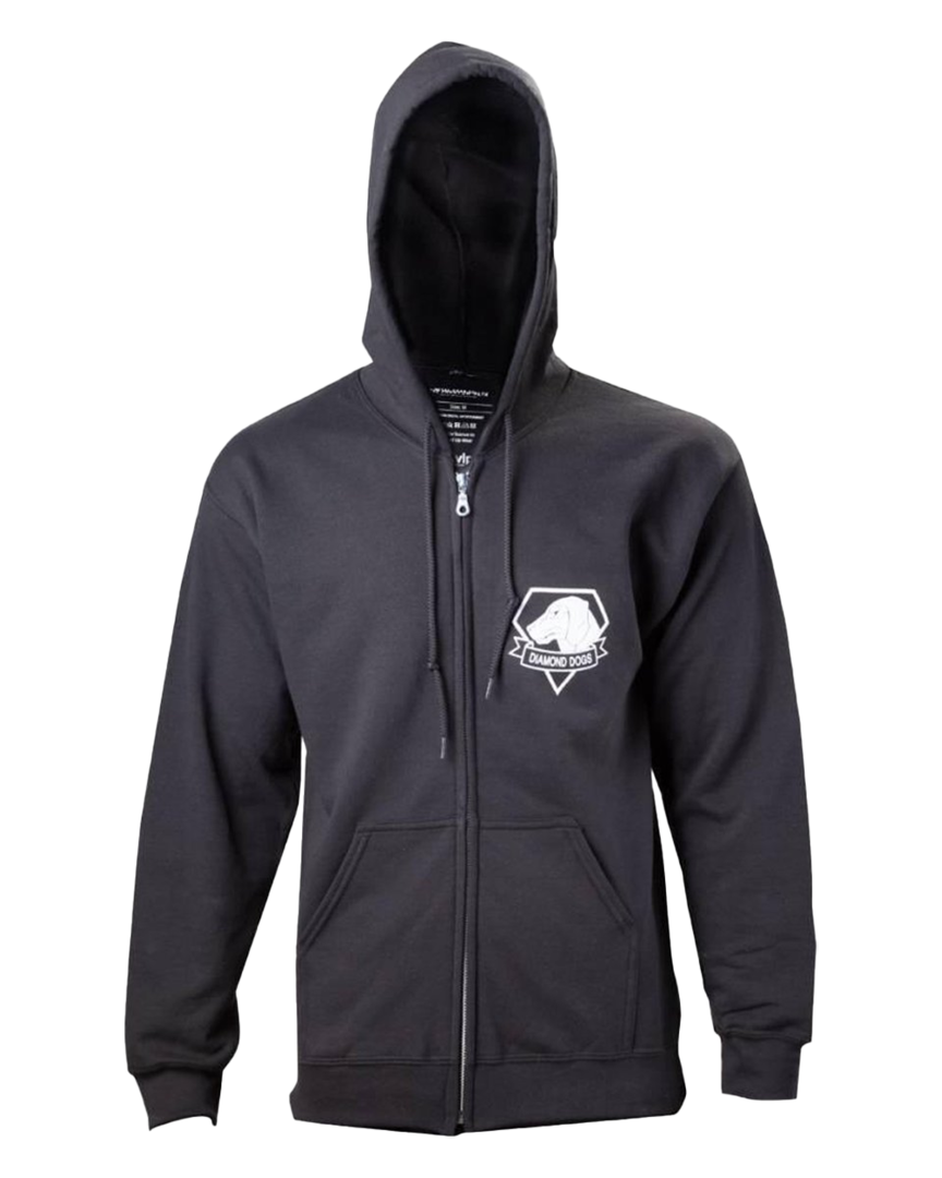 Sudadera Negra Diamond Dogs Metal Gear Talla S