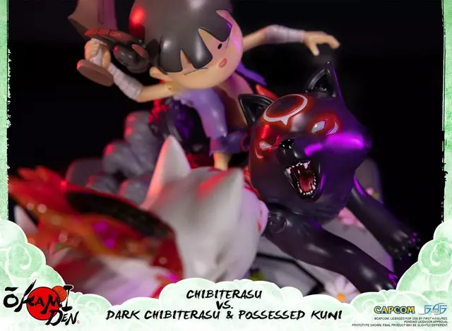Comprar Estatua Chibiterasu vs.Dark Chibiterasu & Possessed Kuni Okamiden 33 cm Figuras