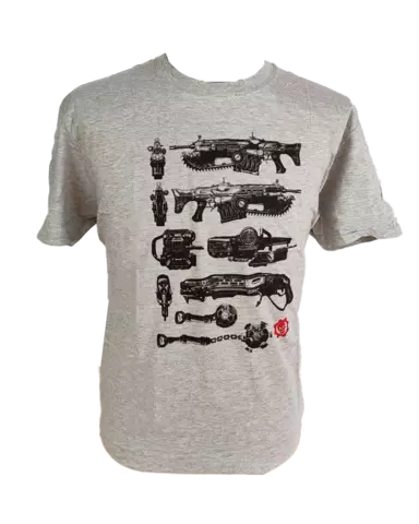 Comprar Camiseta Gris Gears of War 4 Gun Tower Talla L Talla L