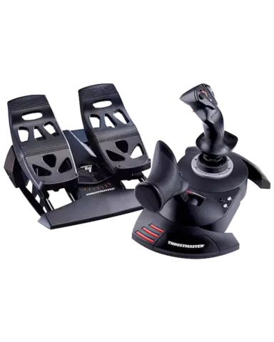 Comprar Joystick Thrustmaster T.Flight + Flight Rudder Pedals Kit Compelto PC Estándar