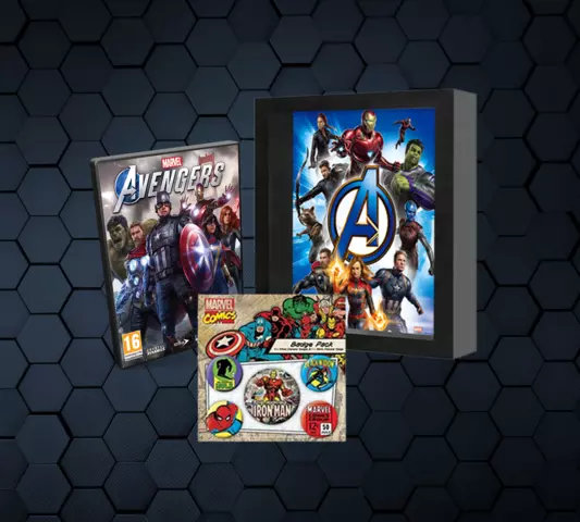 Pack Marvel's Avengers + Póster 3D Endgame
