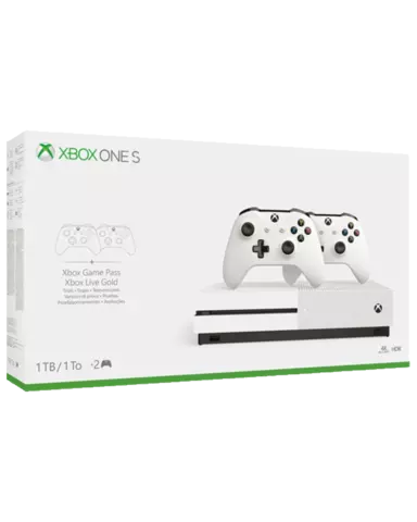 Comprar Xbox One S 1TB + 2 Mando Wireless Xbox One