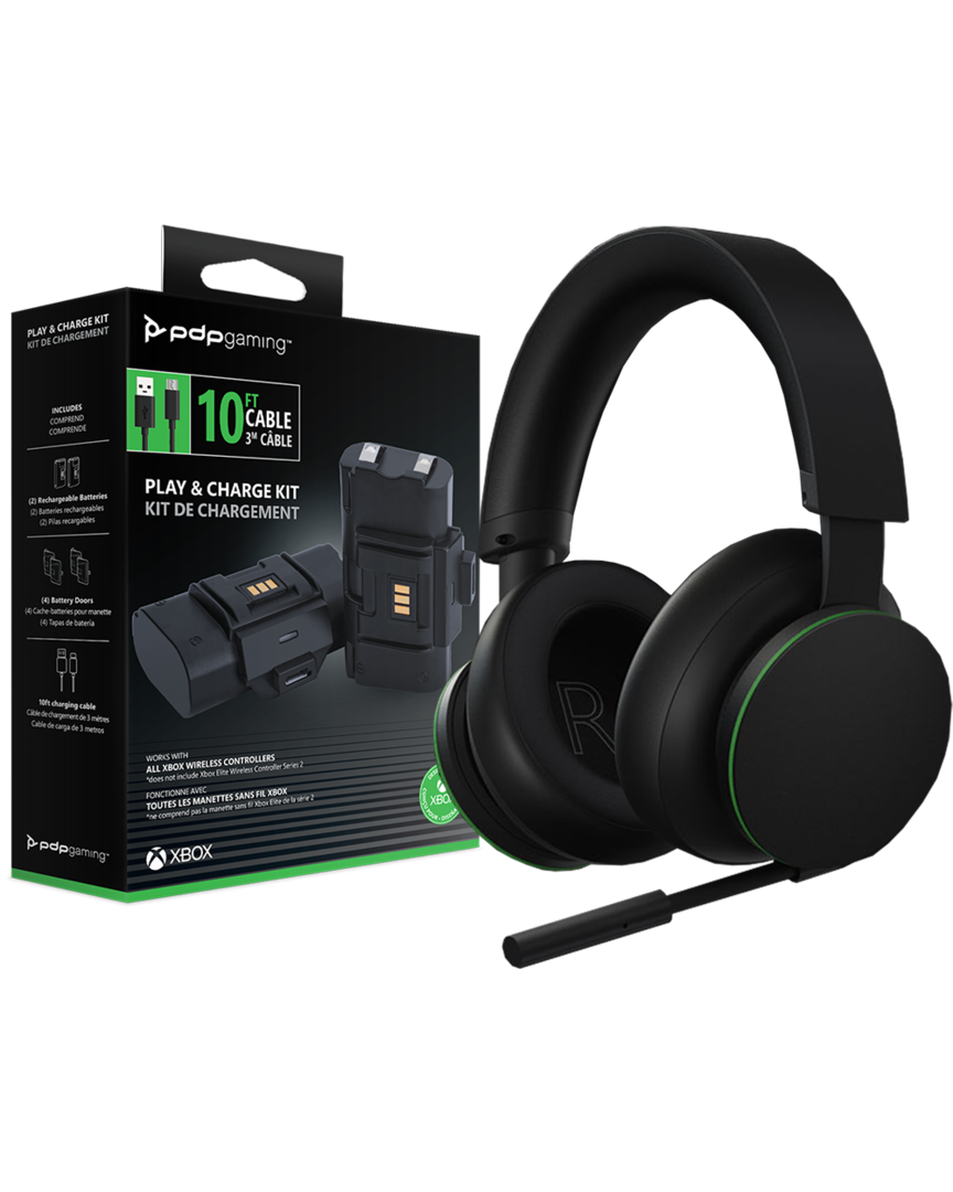 Auriculares Inalámbricos Xbox Series + Kit Juega & Carga Xbox