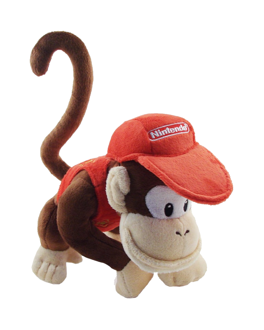 Peluche Diddy Kong Super Mario 21 cm