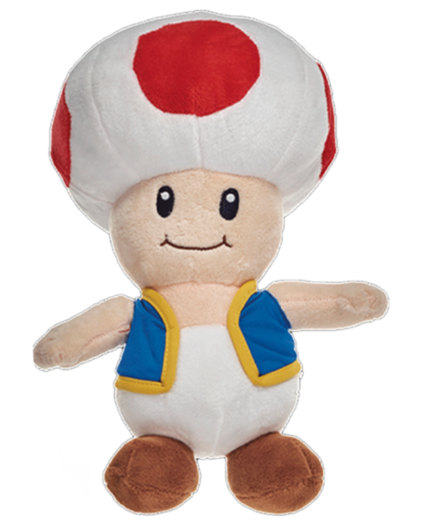 Peluche Super Mario - Toad 20 cm