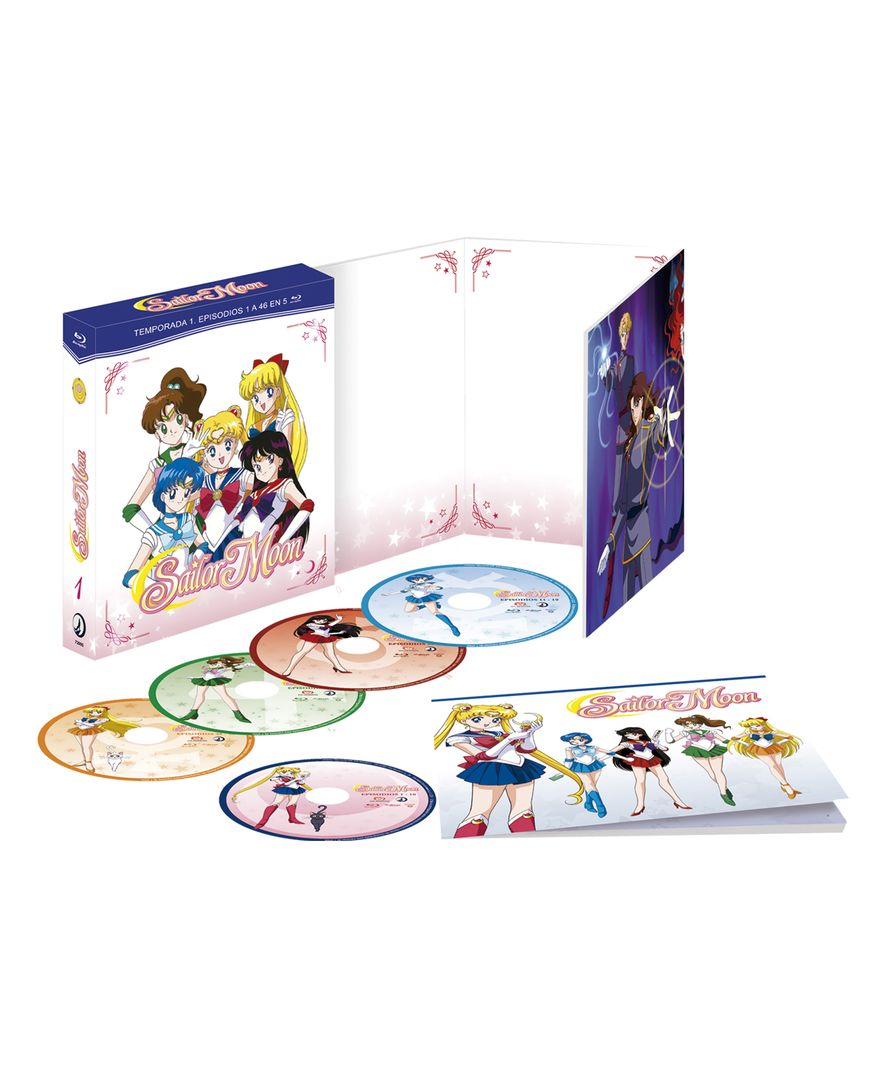 Sailor moon temporada 1 bluray episodios 1 a 46