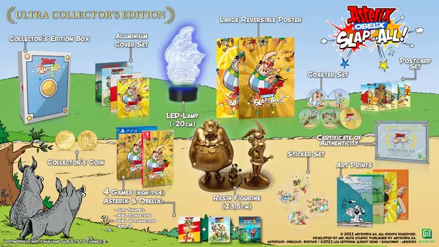 Comprar Astérix & Obélix Slap Them All Ed. Ultra Coleccionista + Arcade Mini Stand Asterix XXL  Switch Ultra Coleccionista + Arcade Mini Stand