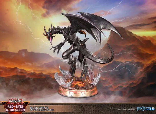 Comprar Figura Red-Eyes Black Dragon Yu-Gi-Oh! Edición Black 33 cm Figuras