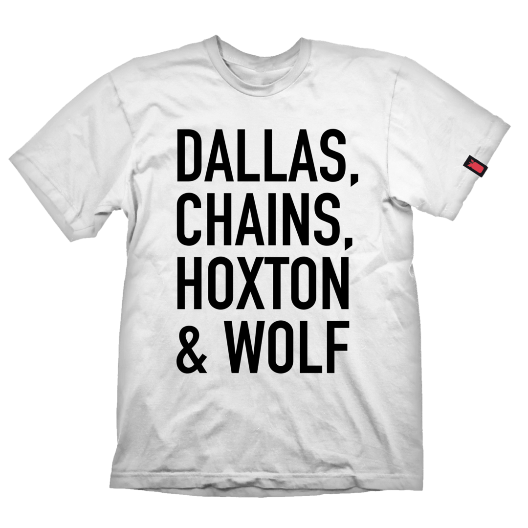 Camiseta dallas chains hoxton wolf payday 2 talla xl