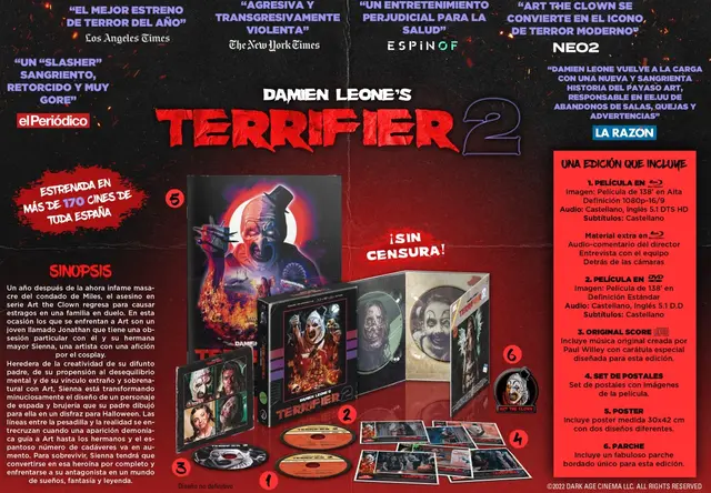 Comprar Terrifier 2 Edición Coleccionista Coleccionista