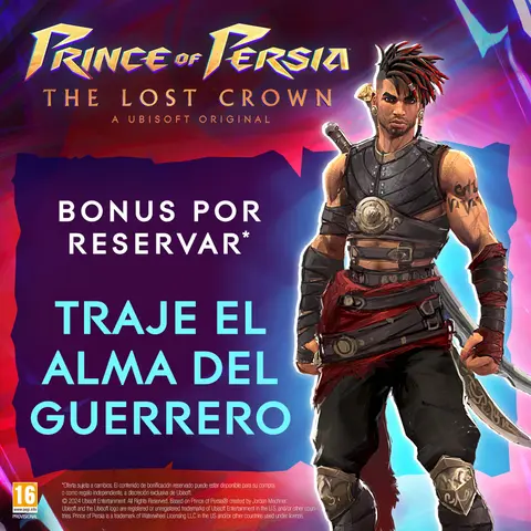 DLC Traje del Alma del Guerrero - Prince of Persia La Corona Perdida - PS4