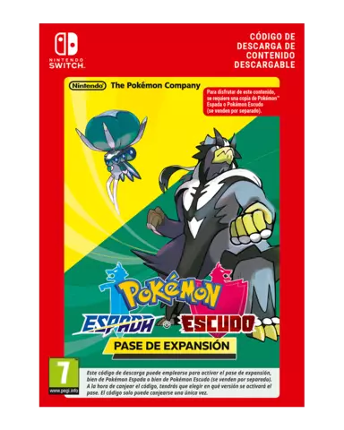 Comprar Pokemon Espada/Escudo Pase de Expansión Nintendo eShop Switch
