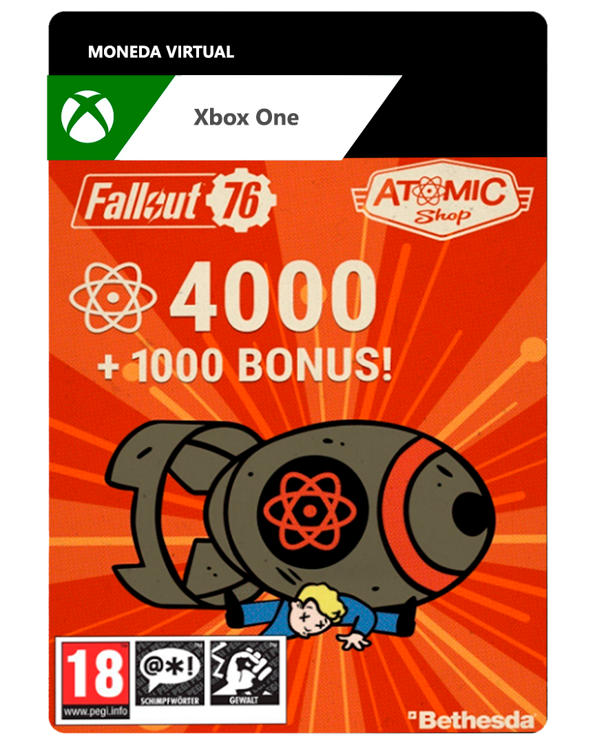 Fallout 76 4000 átomos +100 extra