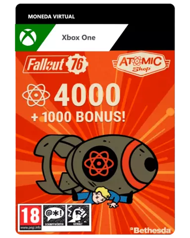 Comprar Fallout 76 4000 átomos +100 extra - Xbox One, 4100 Monedas