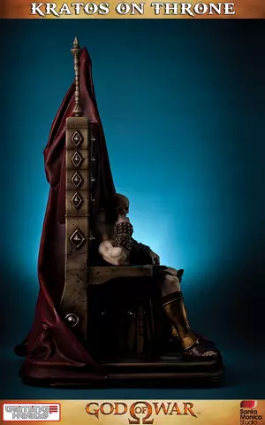 Comprar Estatua God of War: Kratos en Trono 74 cm Figuras de Videojuegos