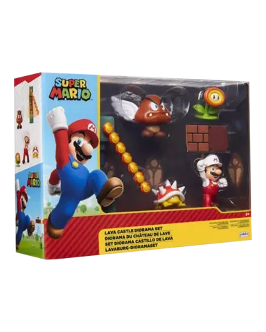 Comprar Diorama Castillo de Lava Super Mario Dioramas y escenarios