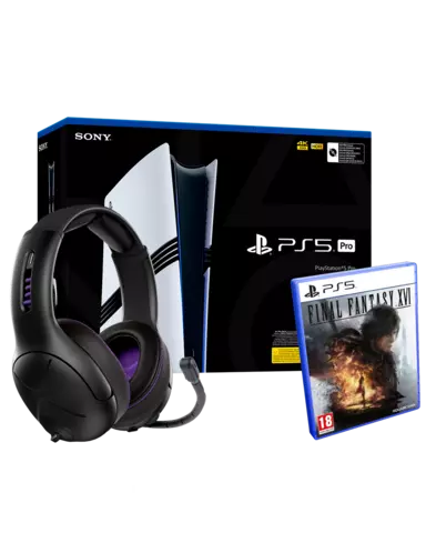 Comprar Consola PS5 Pro 2TB + Final Fantasy XVI + Auriculares Gaming Inalámbricos Victrix Gambit  PS5 Starter Pack 4