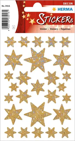 Comprar Pegatinas Decor Estrellas Doradas Reflectantes 
