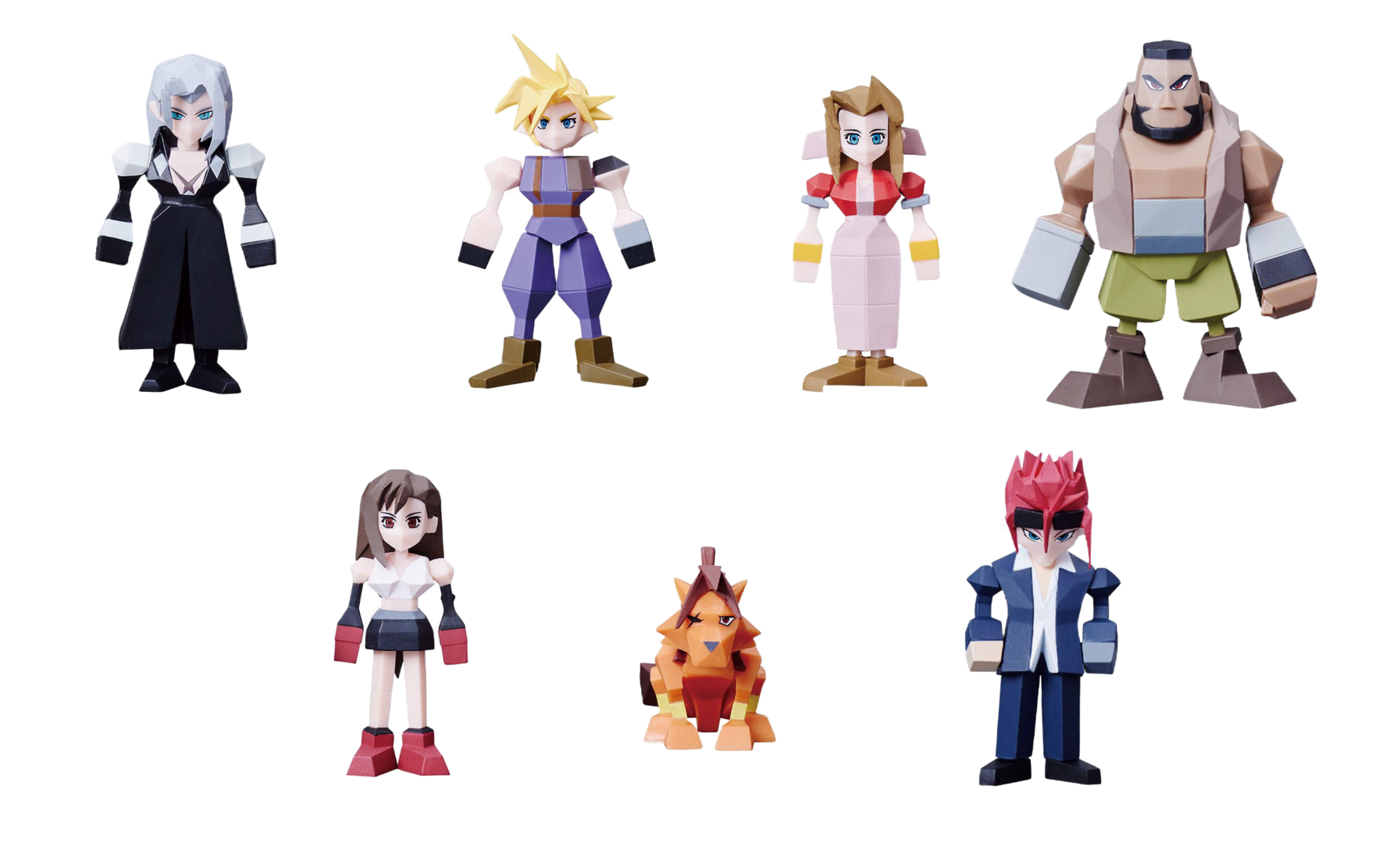 Figuras Final Fantasy VII Polygon Vol.1 Square Enix 6cm