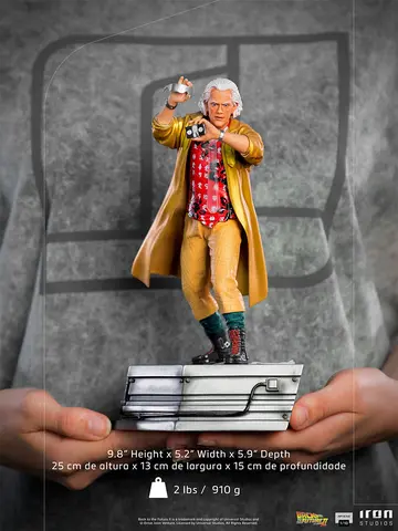Comprar Figura Art Scale Regreso Al Futuro Ii Doc Brown Figuras