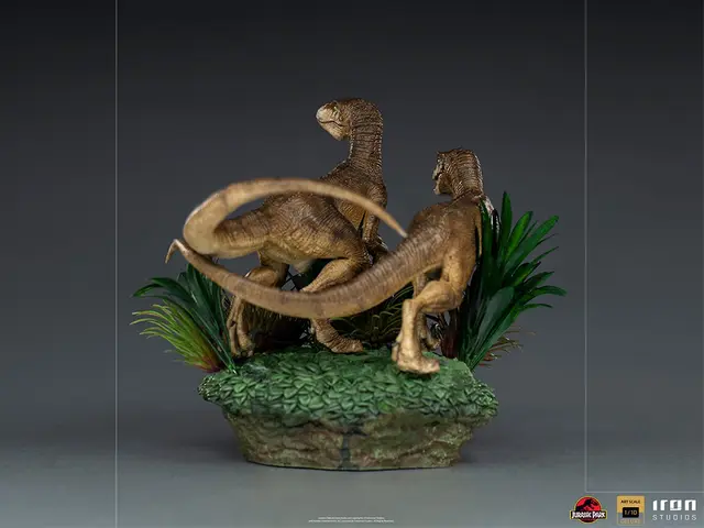 Comprar Figura Art Scale Jurassic Park Dos Velociraptores Deluxe Figuras