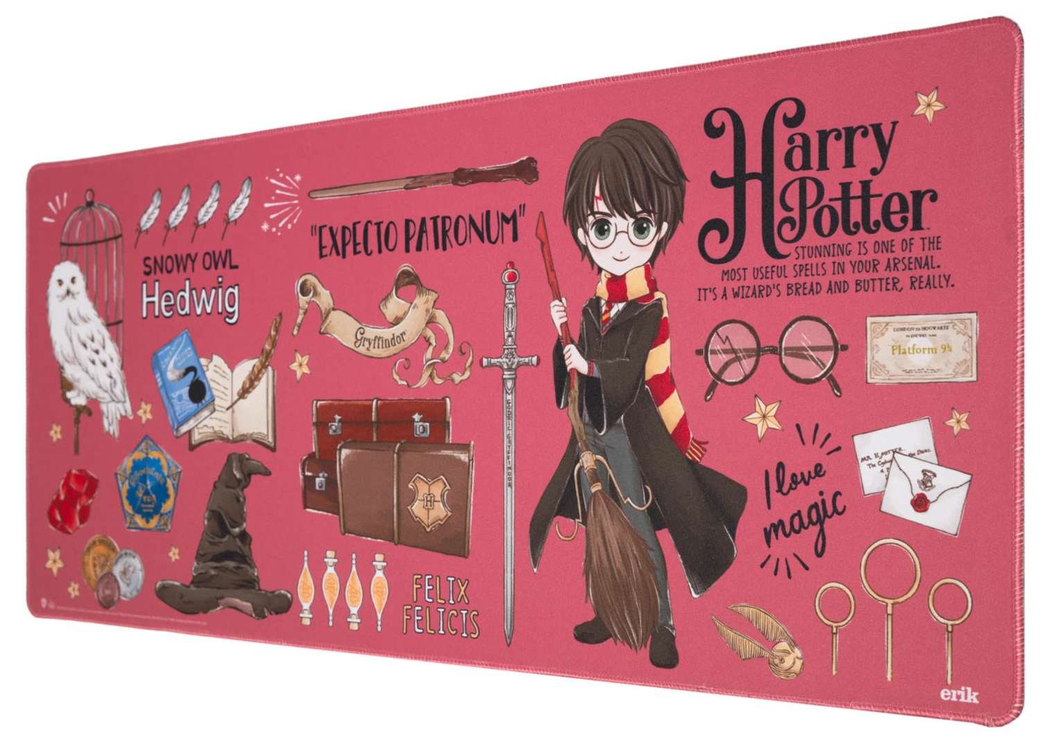 Alfombrilla raton xl harry potter