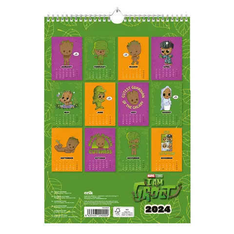 Comprar Calendario A3 2024 Marvel Groot