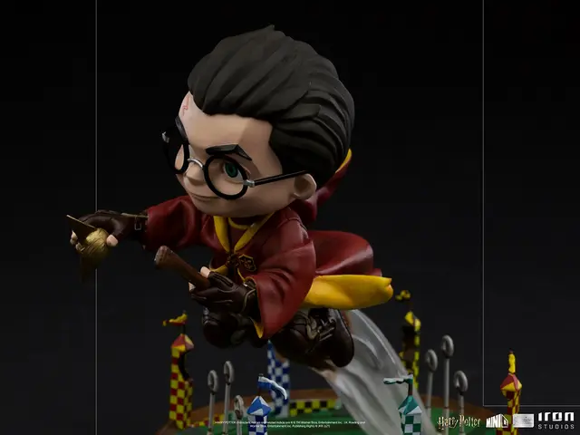 Comprar Figura Minico Harry Potter En Partido Quidditch Figuras