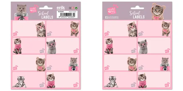 Comprar Etiquetas Adhesivas Studio Pets Cats 2019 