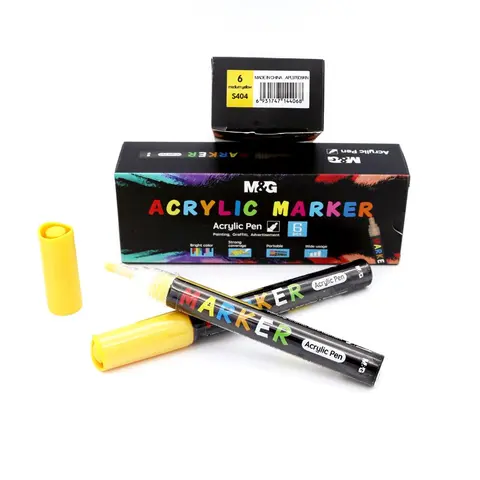 Comprar Set Rotuladores Pintura Acrilica Amarillo 6 S404 