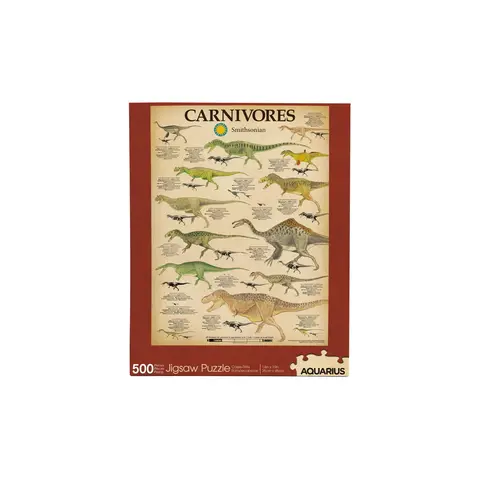 Comprar Puzzle De 500 Piezas Smithsonian Dinosaurios Carnivoros 