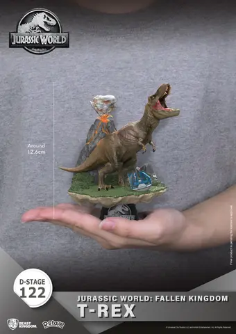 Comprar Figura Dstage Jurassic World El Reino Caido T-Rex Figuras