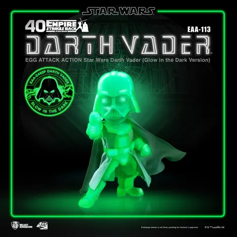 Comprar Figura Egg Attack Star Wars Darth Vader Version Brilla En La Oscuridad Figuras de Videojuegos