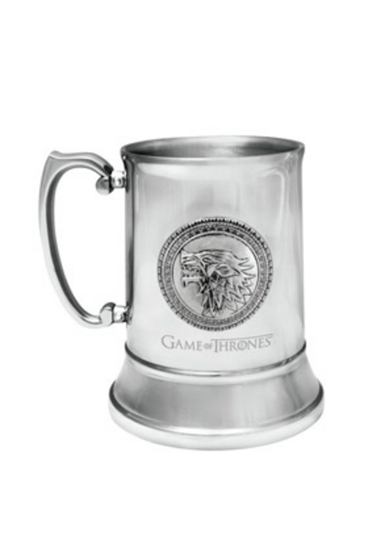 Escudo stark jarra acero inoxidable game of thrones re-run