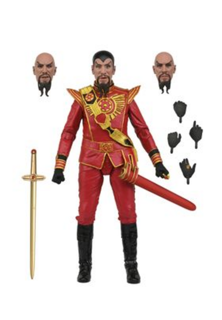 Ultimate Ming (Red Military Outfit) Scale Action Fig. 18 cm Flash Gordon (1980)