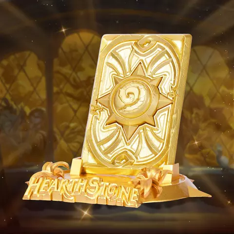 Reservar Réplica Golden Celebration Card Back Hearthstone HEX Collectibles Limitada