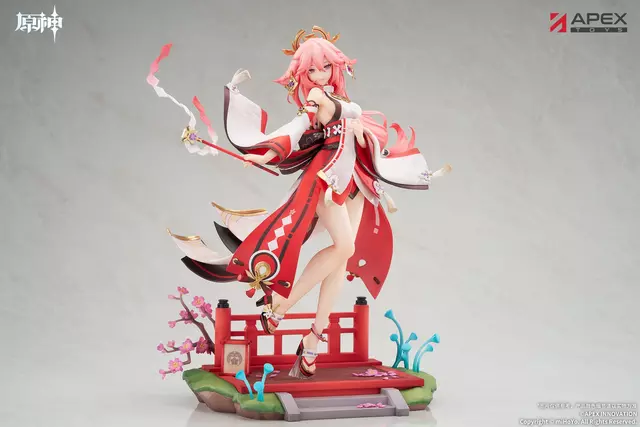 Reservar Figura Yae Miko Genshin Impact Astute Amusement Ver. 1/7 Apex Innovation Figuras Estándar