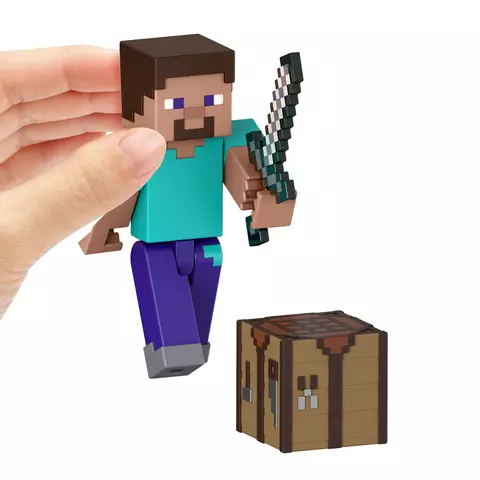 Comprar Figura Steve Minecraft Mattel 8cm Figuras Estándar