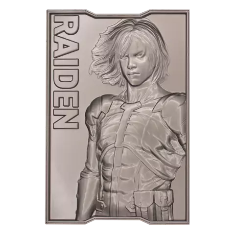 Reservar Placa Metálica Raiden Metal Gear Solid 2 Edición Limitada Fanattik Limitada