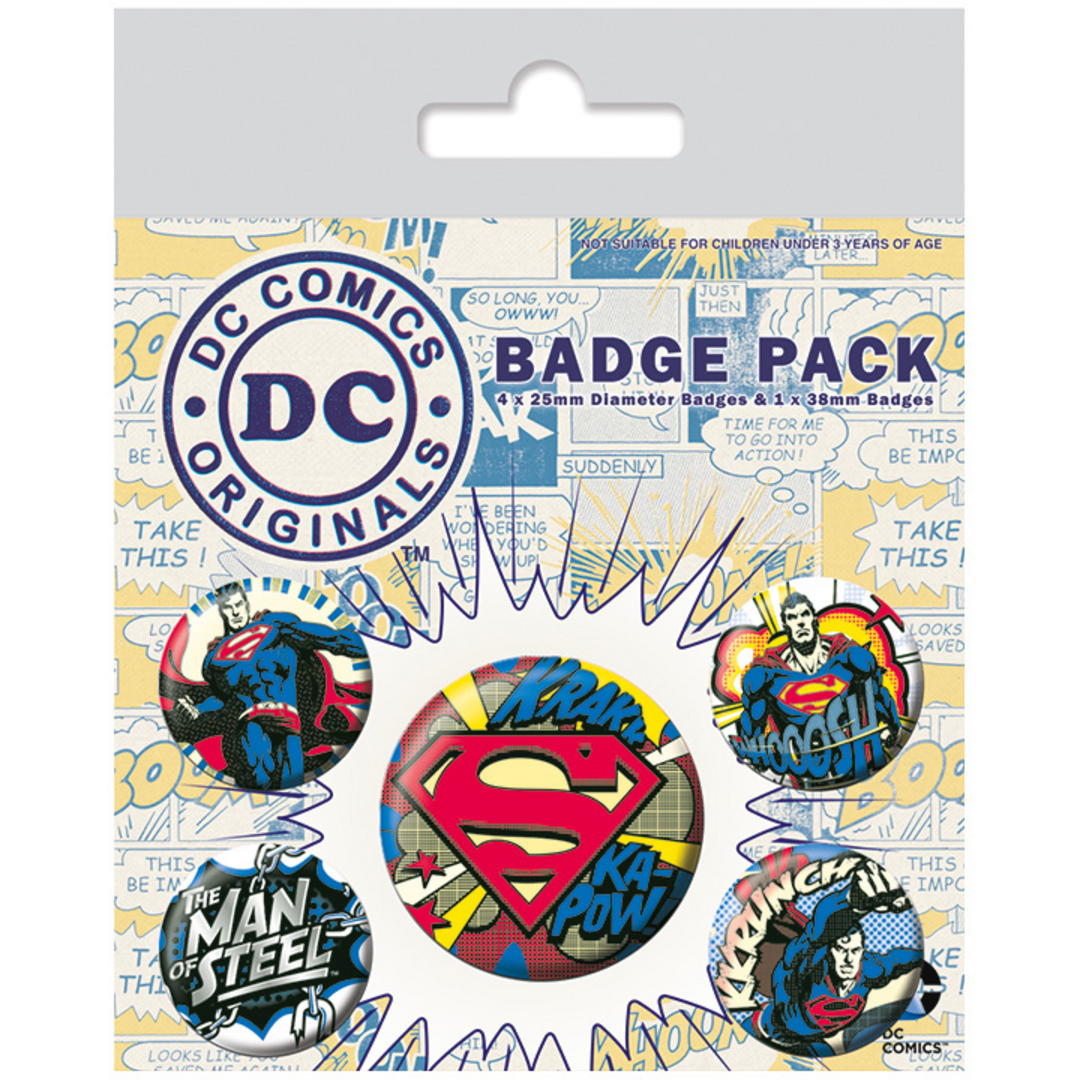 Superman - pack de chapas