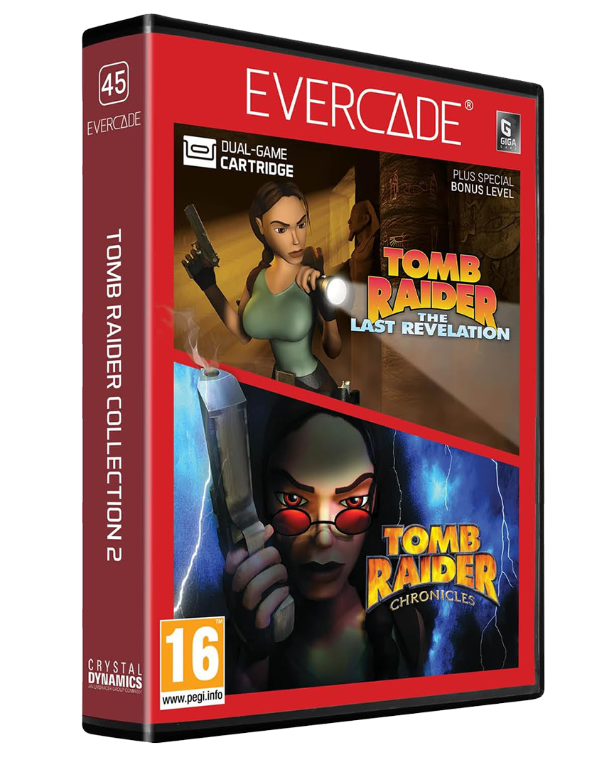 Cartucho evercade tomb raider collection 2